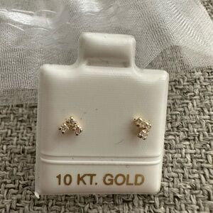 10 KT Gold Stud Earrings